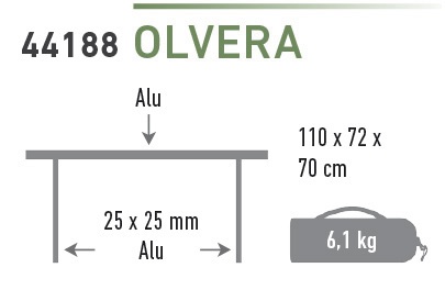 Раскладной туристический стол. High Peak Olvera