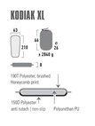 Коврик толщиной 8 см для комфортного сна на природе High Peak  Kodiak XL