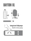 Надувной матрас для отдыха на природе High Peak Dayton XL